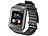 simvalley MOBILE 1,5"-Handy-Uhr & Smartwatch mit Bluetooth 3.0 (Versandrückläufer) simvalley MOBILE Handy-Smartwatches mit Kamera und Bluetooth