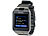 simvalley MOBILE Handy-Uhr & Smartwatch PW-430.mp mit Bluetooth 3.0 und Fotokamera simvalley MOBILE Handy-Smartwatches mit Kamera und Bluetooth