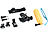 Somikon 10in1-Zubehör-Set für Action-Cam DV-4017.WiFi, DV-850.WiFi und GoPro® Somikon Zubehör-Sets für GoPro Hero