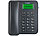 simvalley communications GSM-Tischtelefon mit SMS-Funktion und Akku, ohne Vertrag & SIM-Lock simvalley communications 