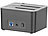 Xystec Klon-Festplatten-Dock für 2,5- & 3,5"-SATA-HDDs, USB 3.0 (refurbished) Xystec Festplatten-Dockingstationen mit Klon-Funktion