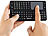 GeneralKeys Mikro-Multimedia-Funktastatur mit Touchpad "MFT-2402.TP" (refurbished) GeneralKeys Mini-Funktastaturen mit Touchpads