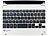 GeneralKeys Aluschutzcover mit Tastatur, Bluetooth, 7,9 (Versandrückläufer) GeneralKeys Bluetooth Tastatur für Smartphone & Tablet PCs