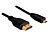 High-Speed-Adapterkabel Micro-HDMI auf HDMI, für 4K, 3D & Full HD, 1 m Micro-HDMI-Kabel für 4K