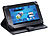 TOUCHLET Tablet-Schutztasche, 7,85" (19,9 cm), mit Aufsteller, Leder-Optik TOUCHLET Android-Tablet-PCs (ab 7,8")