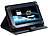TOUCHLET 7" Tablet-Schutztasche mit Aufsteller, Leder-Optik TOUCHLET Schutzhüllen für Tablet-PCs