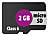 microSD-Speicherkarte 2 GB, Class 6, bulk, inkl. SD-Adapter