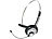 Callstel Headset mit Bluetooth & Schwanenhals-Mikrofon Callstel On-Ear-Mono-Headsets mit Bluetooth