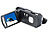 Somikon Full-HD-Camcorder DV-812.HD mit 6,9-cm-Display (2,7"), 12 MP & HDMI Somikon Full-HD-Camcorder mit Touch-Screen und App-Steuerung