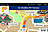 NavGear StreetMate 2-DIN Autoradio, 6"-Navi, DSR-N 370 Europa-Karte NavGear 2-DIN Festeinbau-Navi /-Autoradios