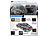 NavGear 2-DIN-Autoradio für Volkswagen, Karten für Europa NavGear Festeinbau Navis für VW