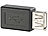 auvisio 4er-Set USB-2.0-Adapter von USB-A-Buchse zu Micro-USB-B-Buchse auvisio Micro USB Adapter