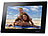 Somikon Digitaler WLAN-Bilderrahmen mit 25,7-cm-IPS-Touchscreen (10,1") Somikon Digitaler WLAN Bilderrahmen
