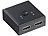 auvisio 2-Port-HDMI-1.4-Splitter und -Switch, für Videos in 4K UHD & 3D, HDCP auvisio HDMI-Umschalter und -Switches für 4K UHD