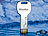 PConKey 8 GB USB-Speicherstick "sticKey", wasserdicht, silber PConKey Schlüssel USB Speichersticks