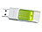 PConKey USB-Speicherstick UPD-132, grün/weiß, 32 GB PConKey USB-Speichersticks
