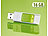 PConKey USB-Speicherstick UPD-116, grün/weiß, 16 GB PConKey USB-Speichersticks