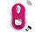 Hello Kitty Optische Funkmaus mit Nano Receiver, pink
