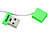 PConKey USB-2.0-Mini-Speicherstick "Square II CL", 16 GB, neongrün PConKey Ultra Mini USB Speichersticks
