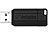 Verbatim PinStripe 64GB USB-Speicherstick (USB 2.0), schwarz Verbatim