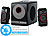 auvisio 2.1-Premium-Multimedia-Soundsystem mit Subwoofer (Versandrückläufer) auvisio 2.1-Lautsprecher-Systeme mit Subwoofer