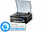 auvisio Kompakt-Stereoanlage & Digitalisierer, Versandrückläufer auvisio Plattenspieler-Stereoanlagen mit USB-Digitalisierung