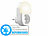 Luminea Home Control WLAN-Steckdose mit smartem LED-Nachtlicht, Versandrückläufer Luminea Home Control LED-Nachtlichter mit Timer und Steckdose, App- und Sprachsteuerung, dimmbar