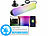 Luminea Home Control WLAN-USB-Stimmungsleuchte mit RGB+CCT-LEDs, Versandrückläufer Luminea Home Control 