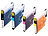 iColor ColorPack für Brother (ersetzt LC980/LC1100), BK/C/M/Y iColor Multipacks: Kompatible Druckerpatronen für Brother Tintenstrahldrucker