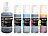 iColor Nachfüll-Tinten ColorPack, statt Epson C13T00Q140/R140-440, BK/P/C/M/Y iColor