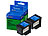iColor 2er-Set Tintenpatronen für HP (ersetzt HP 305XL), black iColor Kompatible Druckerpatronen für HP Tintenstrahldrucker