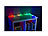 Luminea Home Control WLAN-LED-Glasbodenbeleuchtung, 4 Klammern mit 12 RGBW-LEDs, App Luminea Home Control WLAN-Glasbodenbeleuchtungen mit RGBW-LEDs und App