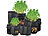 Royal Gardineer 10er-Set Pflanzen-Wachstumssäcke, 5x 10l, 3x 18l, 2x 38l, Sichtfenster Royal Gardineer
