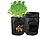 Royal Gardineer 4er-Set XL-Pflanzen-Wachstumssäcke, je 38 l, Tragegriffe, Sichtfenster Royal Gardineer Pflanzen-Wachstumssäcke-Sets