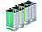 tka Köbele Akkutechnik 4er-Set Super-Longlife 9-V-Block Lithium-Batterien tka Köbele Akkutechnik