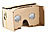 PEARL Virtual-Reality-Brille VRB55.3D, Bausatz für Smartphones (5" - 5,5") PEARL Virtual-Reality-Brillen für Smartphones