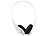 auvisio Bluetooth-Headset BH-30w, Multipoint, weiß auvisio On-Ear-Headsets mit Bluetooth