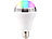 auvisio 2in1-Lautsprecher mit Bluetooth, farbwechselnde RGB-LED, App-Steuerung auvisio E27-Lautsprecher mit Bluetooth