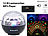 auvisio Mobile Discokugel mit Lautsprecher, Bluetooth & MP3-Player, 12 Watt auvisio Lautsprecher und MP3-Player mit Discokugel und Bluetooth