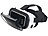 auvisio Virtual-Reality-Brille, In-Ear-Headset, Versandrückläufer auvisio Virtual-Reality-Brillen mit Headsets und Touchpads für Smartphones