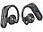 auvisio True Wireless In-Ear-Headset, Ohrbügel, Bluetooth 5, 15 Std. Spielzeit auvisio