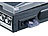Q-Sonic 4in1-Plattenspieler mit Bluetooth & Digitalisierer (Versandrückläufer) Q-Sonic USB-Plattenspieler mit Kassetten-Deck
