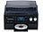 auvisio 5in1-Plattenspieler mit DAB+/FM-Radio, Bluetooth, CD/Kassetten-Player auvisio