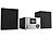 auvisio Micro-Stereoanlage mit Webradio, DAB+, FM, CD, Bluetooth, USB, 60 Watt auvisio 
