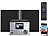 auvisio Micro-Stereoanlage mit Webradio, DAB+, FM, CD, Bluetooth, USB, 60 Watt auvisio 