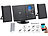 auvisio Vertikale Stereo-Kompaktanlage mit Bluetooth, FM, CD, MP3 & AUX, 10 W auvisio HiFi-Stereoanlagen, vertikal, mit CD- & MP3-Player