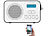 VR-Radio Mobiles Akku-Digitalradio mit DAB+ & FM, Versandrückläufer VR-Radio Digitales DAB+/FM-Koffer-Radios mit Bluetooth und Wecker