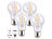 Luminea 8er-Set LED-Filament-Lampen E27 7,2 W (ersetzt 60 W) 806 lm warmweiß Luminea