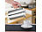 Rosenstein & Söhne Thermo-Kaffeebereiter, French-Press, Edelstahl, Versandrückläufer Rosenstein & Söhne Thermo-Kaffeepressen vakuum-isoliert
