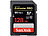 SanDisk 128GB Extreme Pro SDXC Speicherkarte 90-95 MB/s, UHS Class 3 SanDisk SD-Speicherkarte UHS U3